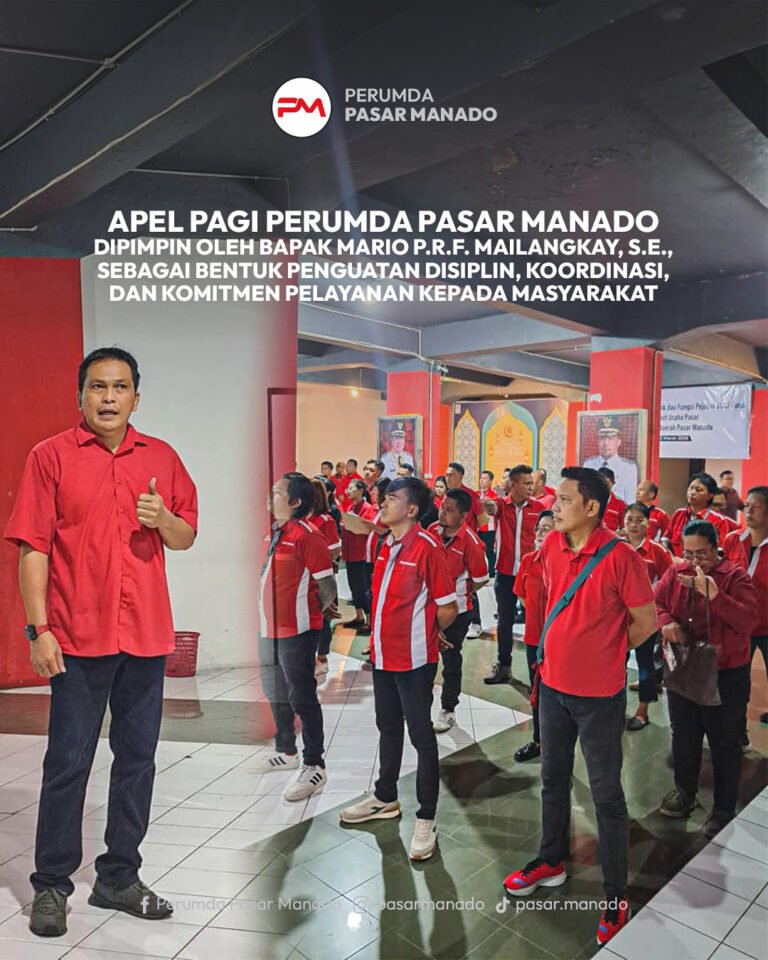 Apel Pagi Perumda Pasar Manado