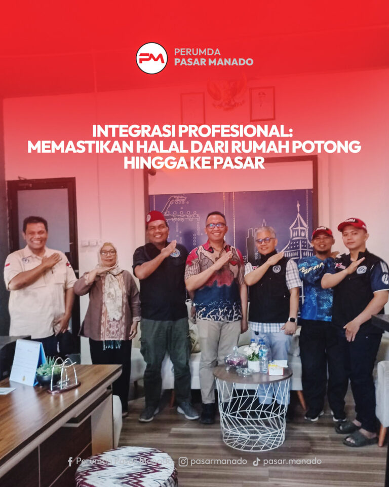 juleha perumda pasar manado edukasi pemotongan daging