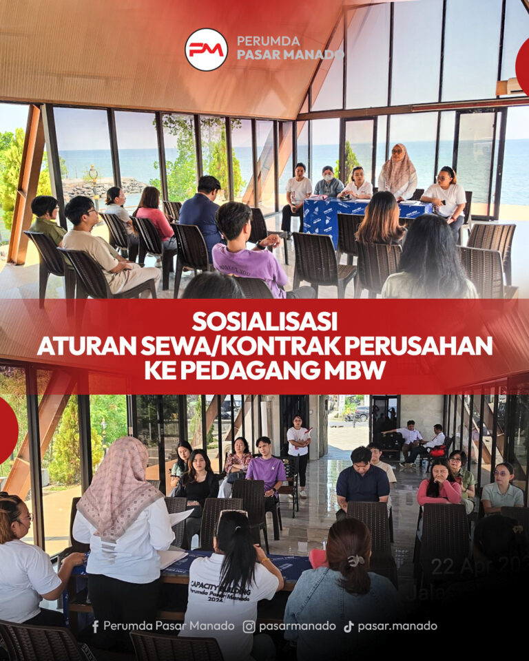 sosialisasi sewa lahan mbw perumda pasar manado