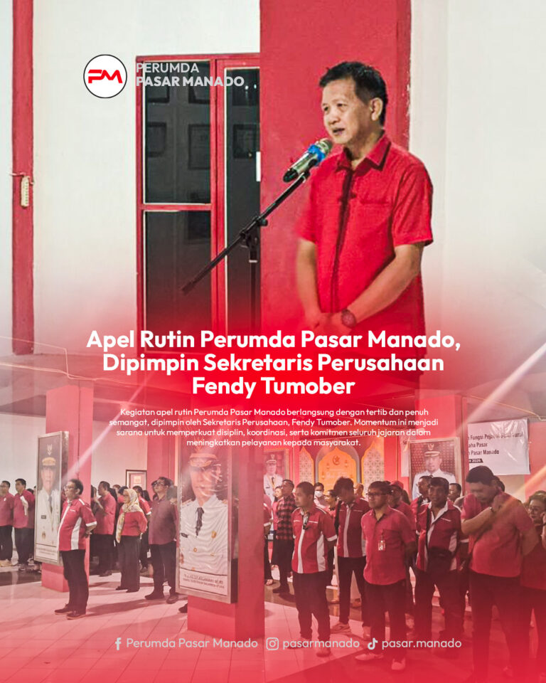 apel pagi perumda pasar manado