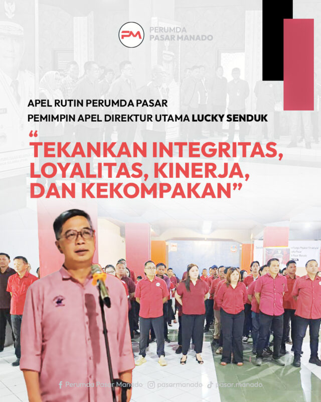 apel pagi perumda pasar manado