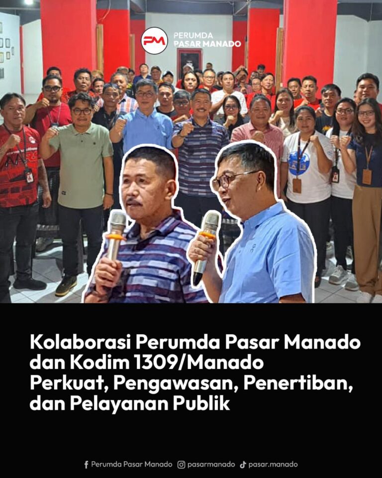 Pelatihan Wastib Perumda Pasar Manado Kodim 1309