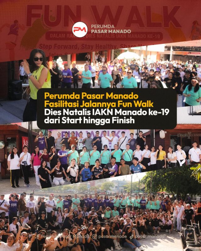 fun walk dies natalis iakn manado ke-19