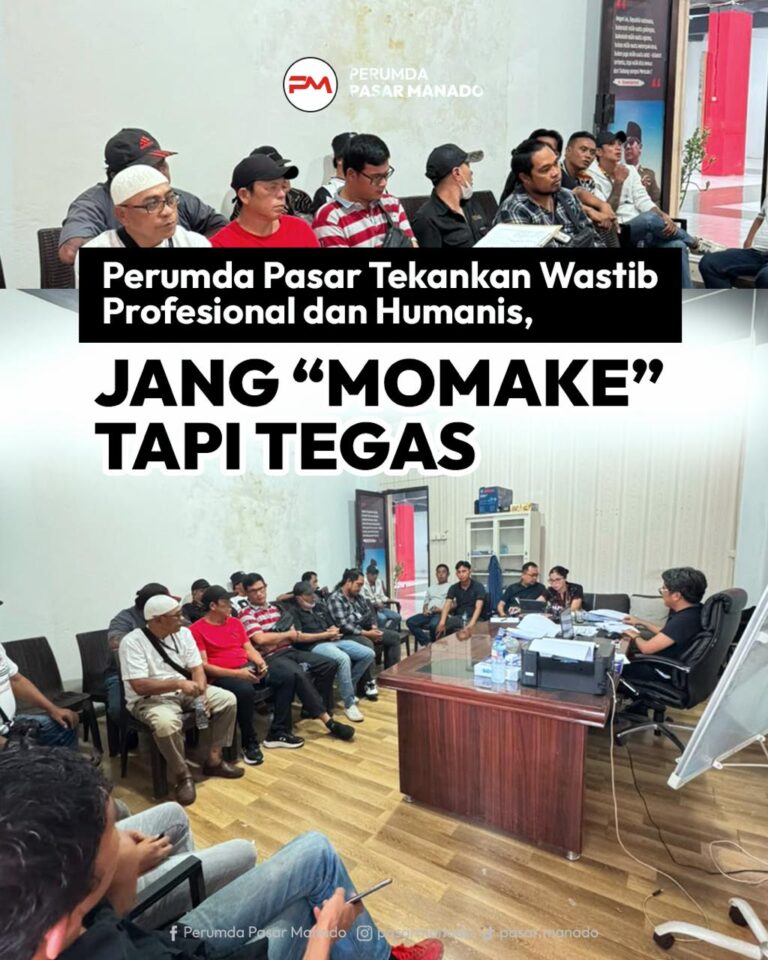 Wastib Perumda Pasar Manado profesional dan humanis