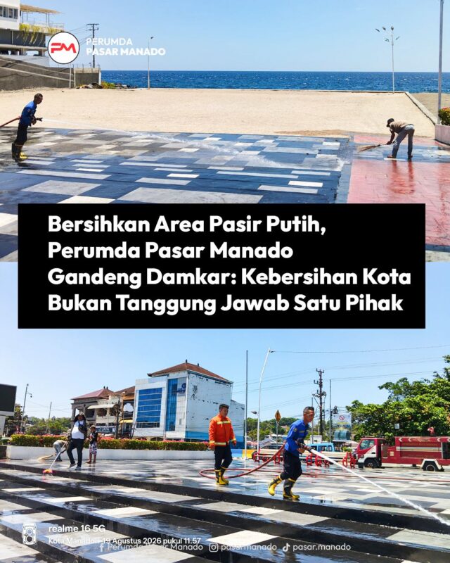 kebersihan Pasir Putih Manado