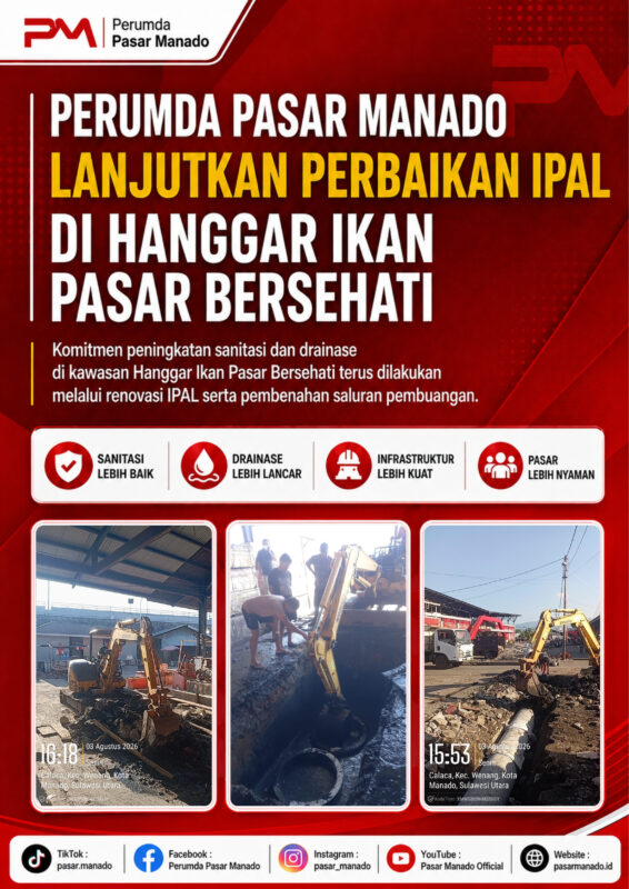renovasi IPAL dan saluran pembuangan