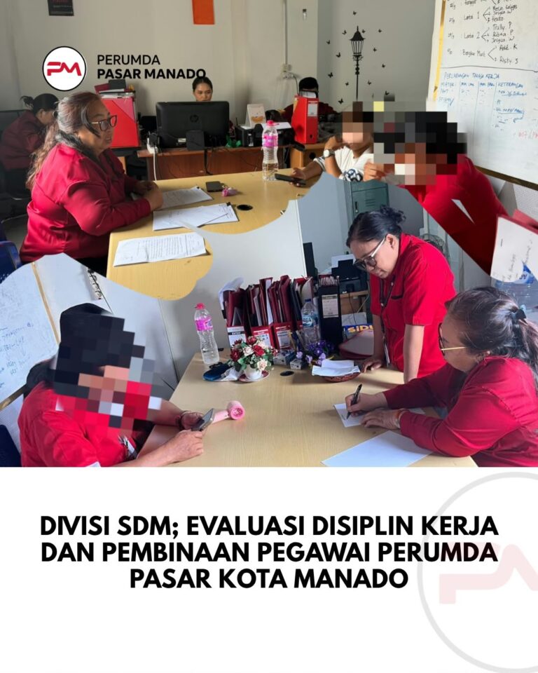 pembinaan disiplin pegawai Perumda Pasar Manado